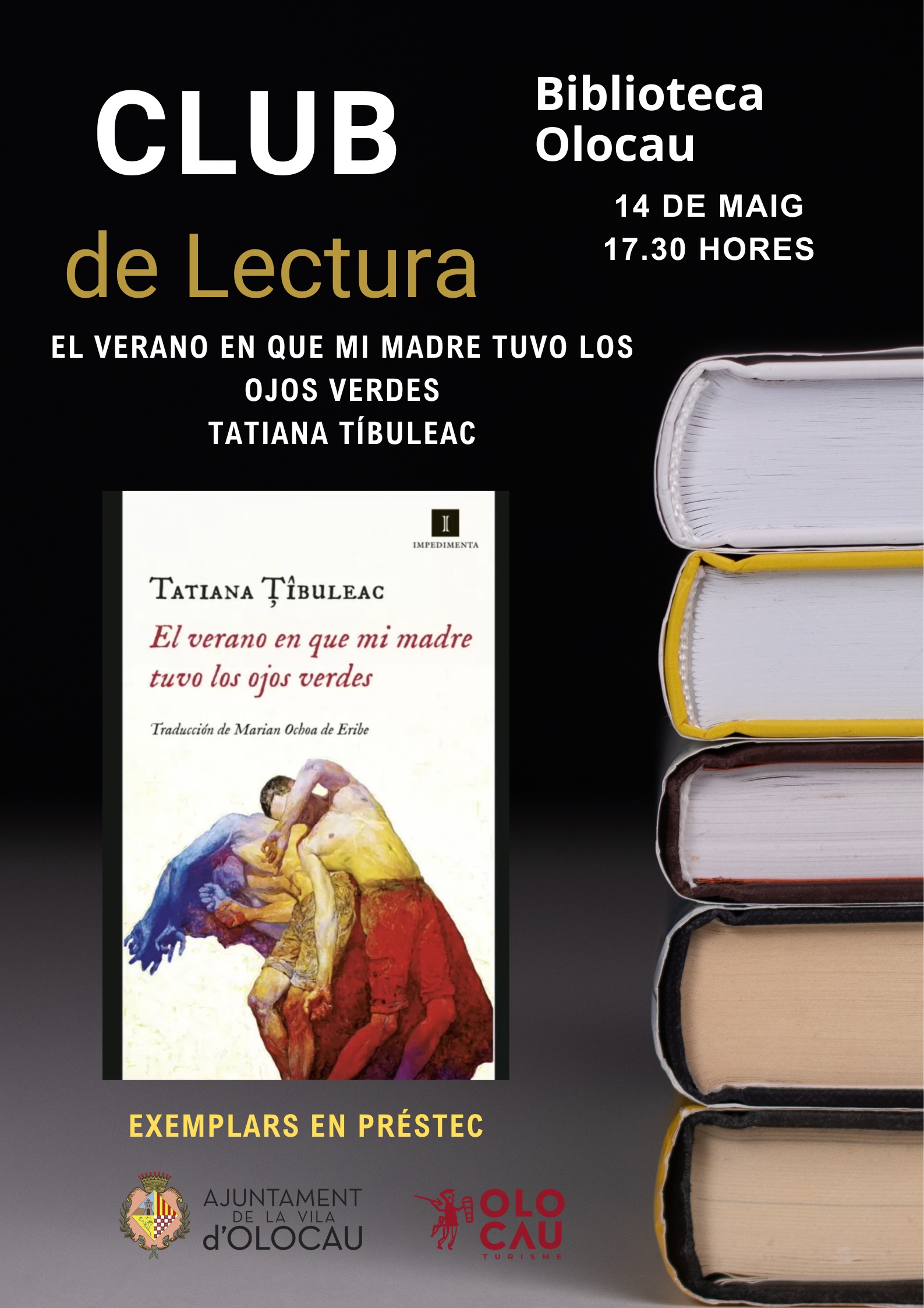 Sessió de maig del Club de Lectura d'Adults